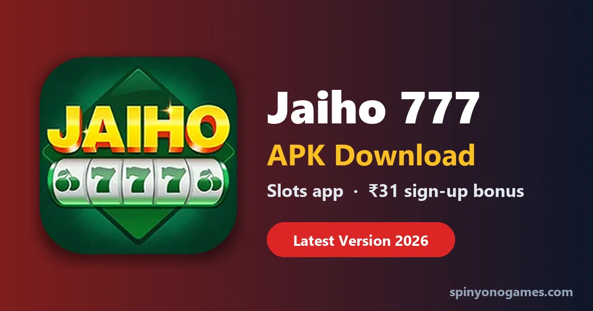 Jaiho 777 APK download – Jaiho 777 slots app
