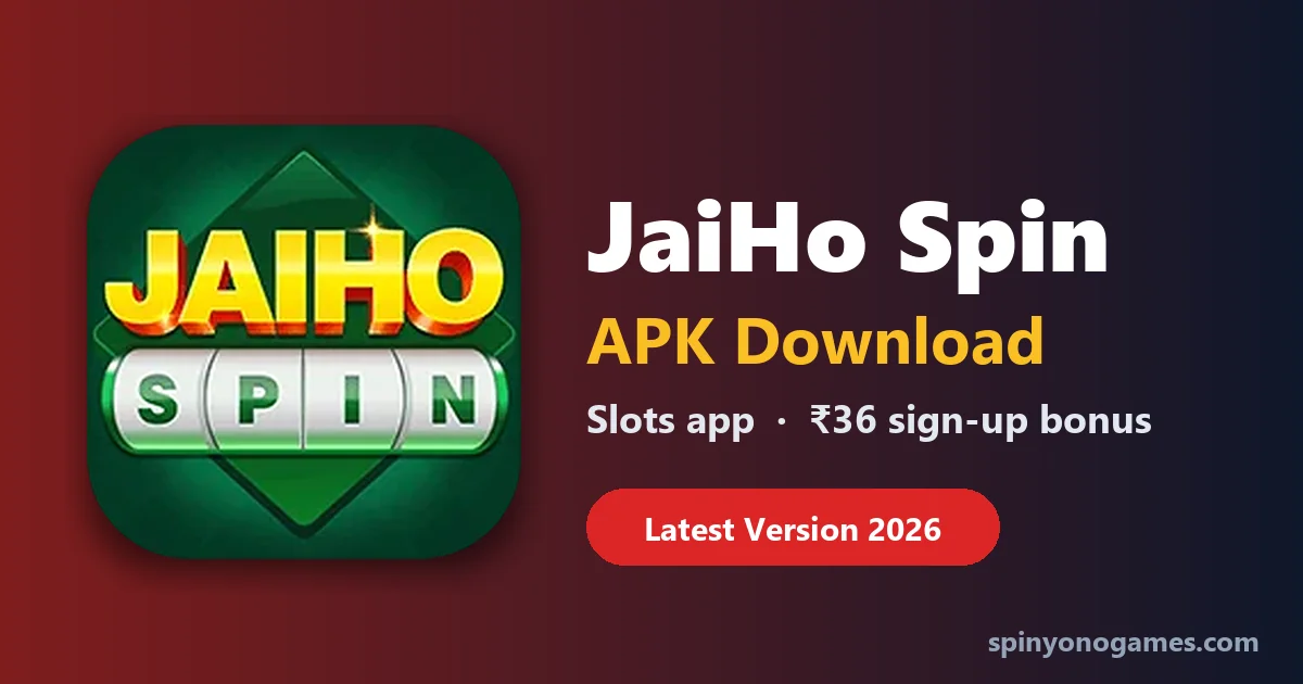 JaiHo Spin APK download – JaiHo Spin slots app
